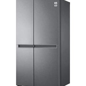 643L Net Capacity, Side By Side Refrigerator With Smart Inverter Compressor, Multi Air Flow, No Frost, Express Cool Smart Diagnosis GR-B267JQYL Dark Graphite Steel