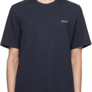 Navy Embroidered T-Shirt