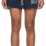 Navy Outline Swim Shorts