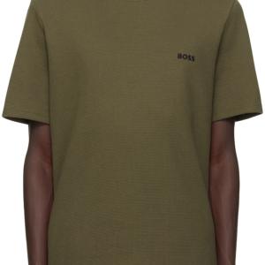 Khaki Embroidered T-Shirt