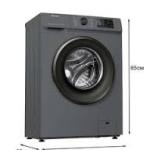 6 Kg Front Loading Washing Machine, Free Standing, 1000 RPM 220 W WFVC6010T Grey/White/Clear