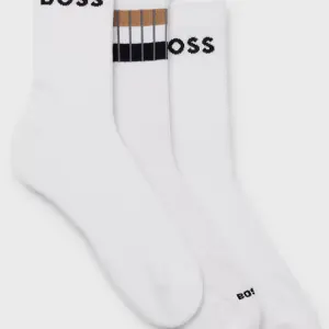 Three-Pack White Socks