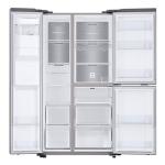 650L Gross And 602L Net Capacity Side By Side Refrigerator With Flex Zone And Water Dispenser, Digital Inverter And Space Max Technology 240 W RS65R5691SL Ez Clean Steel