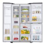 650L Gross And 602L Net Capacity Side By Side Refrigerator With Flex Zone And Water Dispenser, Digital Inverter And Space Max Technology 240 W RS65R5691SL Ez Clean Steel